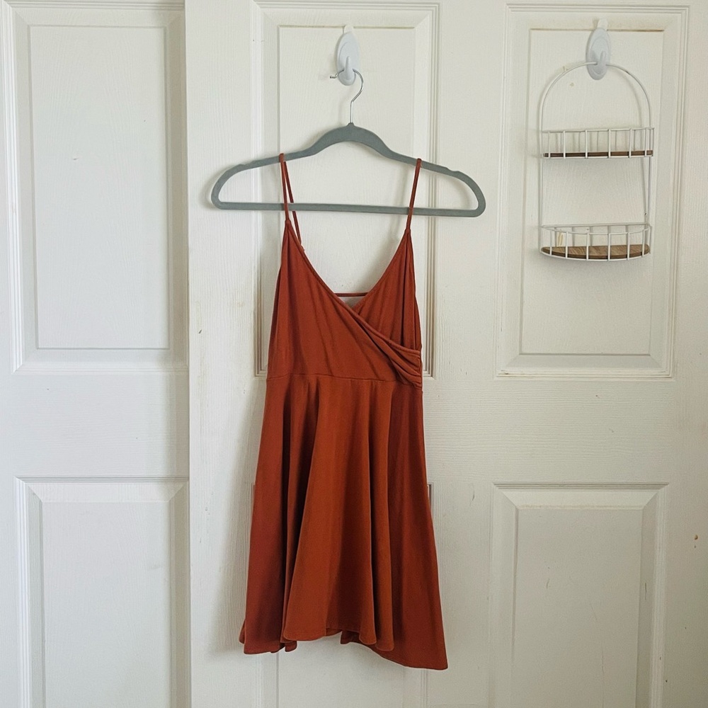 Forever 21 Strapless Rust Sun Dress